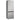 Indesit Low Frost 60/40  Fridge Freezer - Silver - 59.5CM - 343L