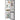 Whirlpool Dual No Frost 70/30  Fridge Freezer with Fresh Lock - Dark Inox - 59.5CM - 355L